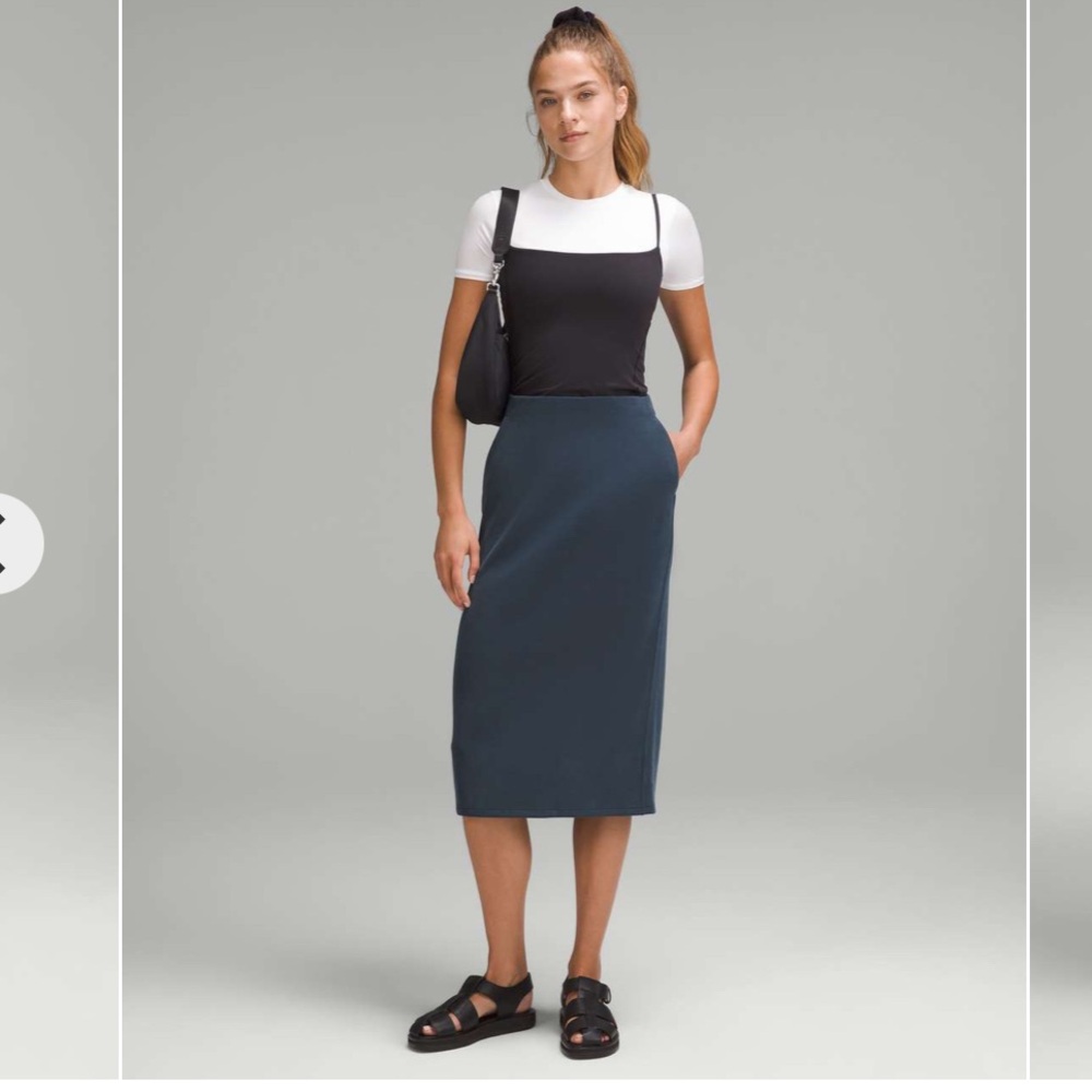 lululemon athletica High-Rise Midi Skirt - Blue